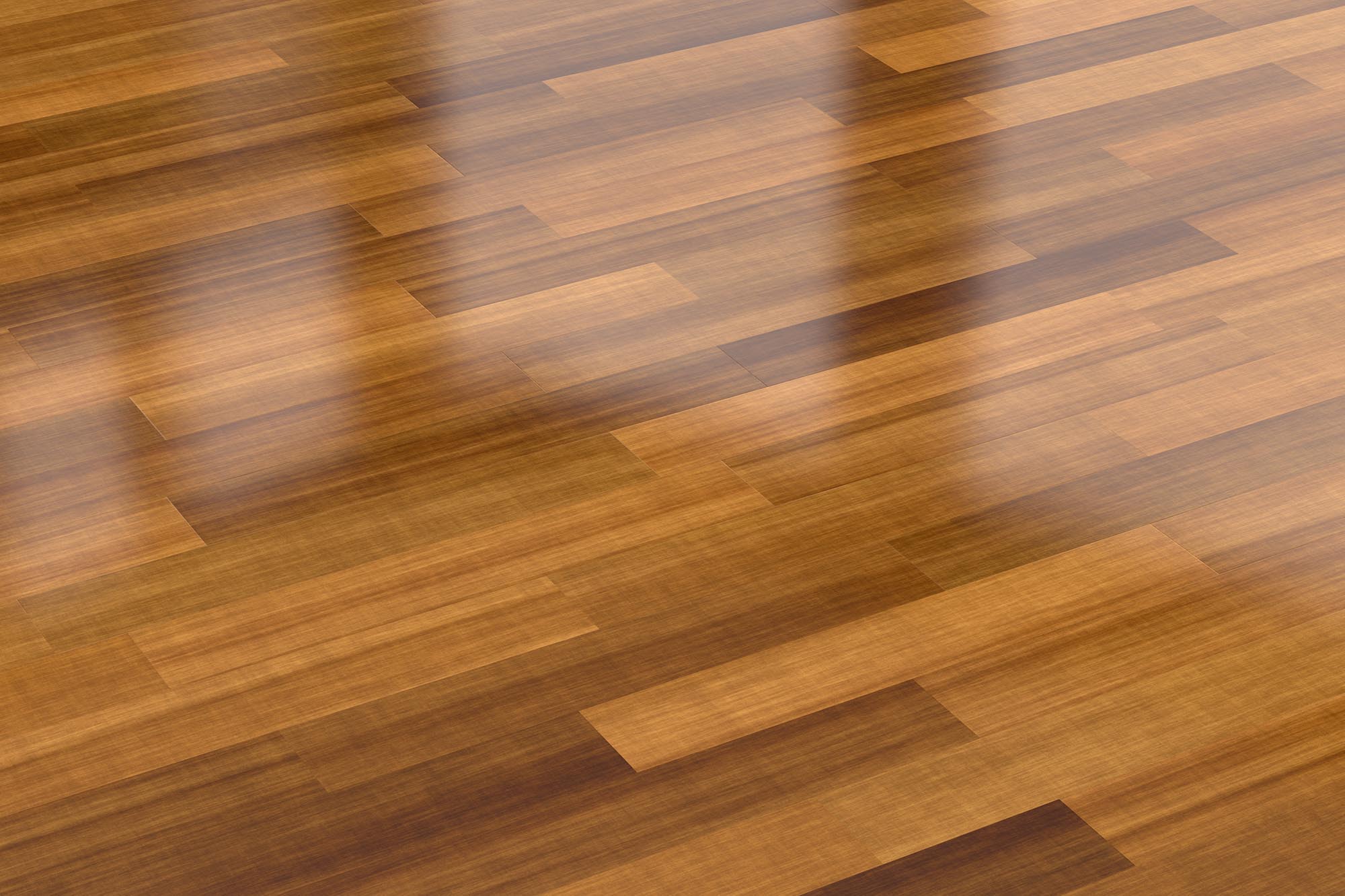 Close-up view of dark wood parquet floor, background